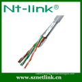 Solid ftp cat5e lan cable 4pr 24awg